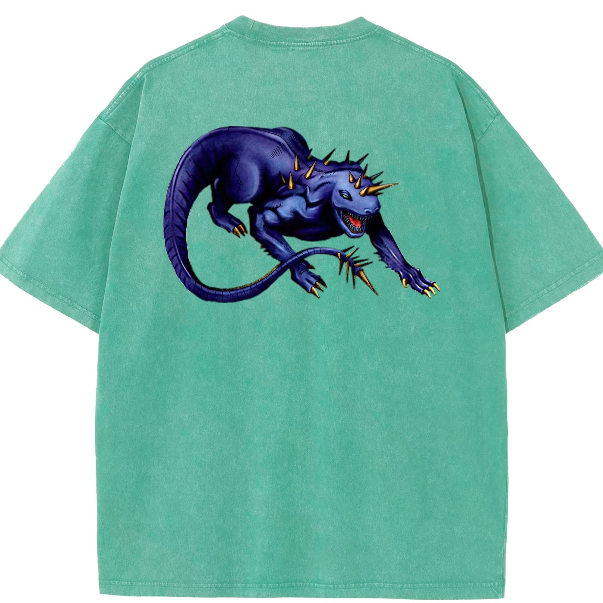 （画像用） 遊☆戯☆王 Yu-Gi-Oh! 綿100% ヴィンテージ風 半袖Tシャツ（背面プリント）